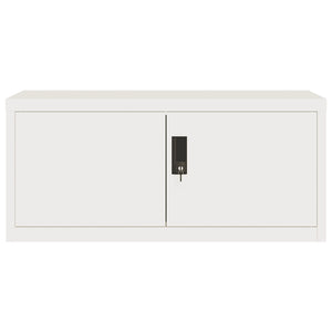 Armadio Classificatore Bianco 90x40x220 cm in Acciaio 3188314