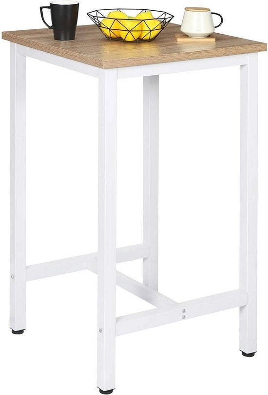 Scatola a Scaffale Berlin in Legno di Quercia - Luminoso - Per Interno - Quadrata - Cucina - HPL - Metallo - 60x60x100cm