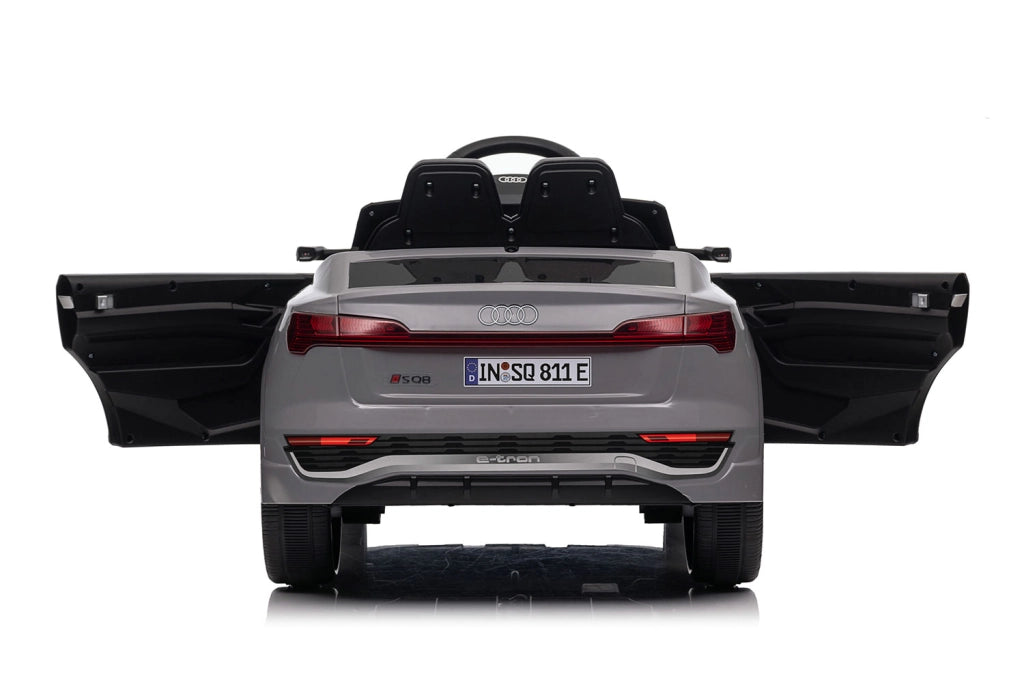 Macchina Elettrica per Bambini Licenza Ufficiale Audi SQ8 12V 4,5Ah Grigio