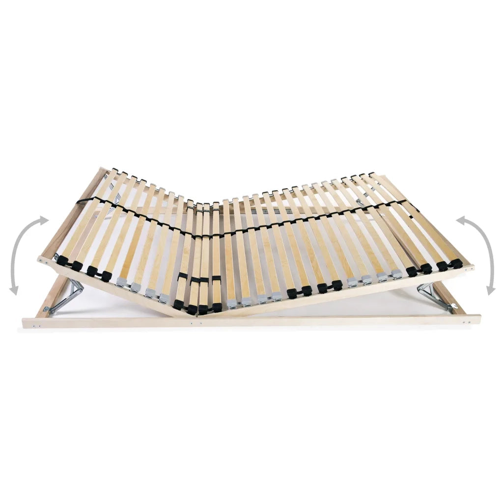Rete a Doghe 7 Zone senza Materasso con 28 Doghe 100x200 cm 246458