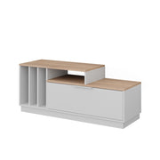 Mobile TV Betti Bianco/Sonoma 120 x 49.9 cm con 1 porta Vicco