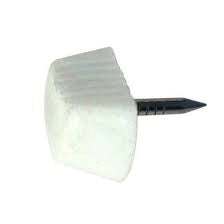REGGIPIANO CON CHIODO FISSO PLASTICA BIANCO**- 1000,0 pz