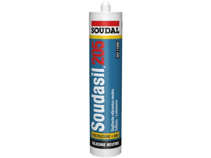 SIGILLANTE NEUTRO PER EDILIZIA 'SOUDASIL 205' SOUDAL 310 ml - Bronzo Testa di moro - SOUDAL