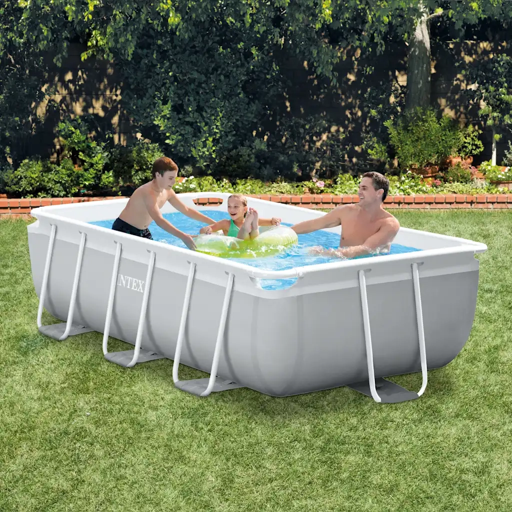 INTEX Set Piscina Prism Frame Rettangolare 300x175x80 cm 92017