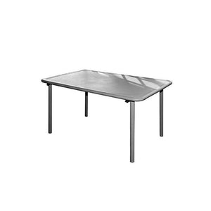 Tavolo Fiberglass Rugby Grigio 135X80Cm