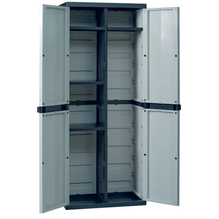 Armadio In Resina Da Esterno Trend Line Portascopa L65Xp37Xh165