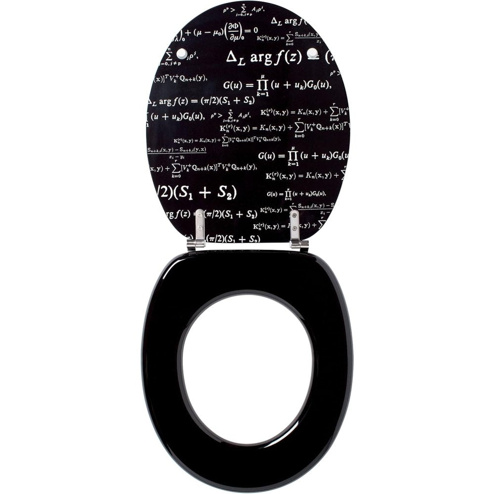 Wirquin, copri-sedile wc trendy line, nero (lunette noir)