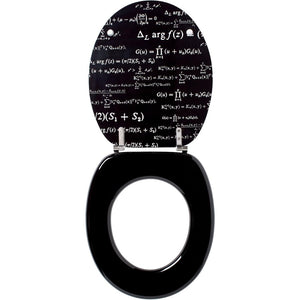 Wirquin, copri-sedile wc trendy line, nero (lunette noir)