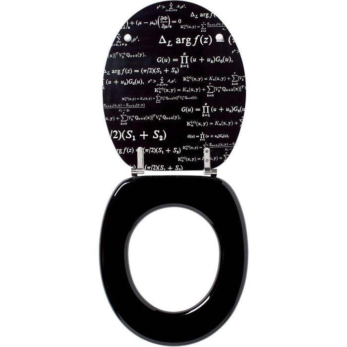 Wirquin, copri-sedile wc trendy line, nero (lunette noir)