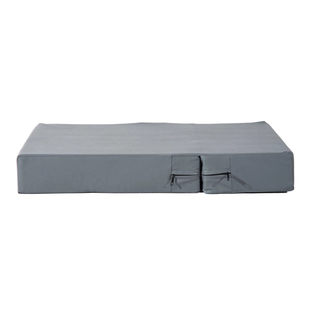 Scala per cani e gatti pieghevole 2 gradini ¨C zephmum ¨C grigio 20 cm