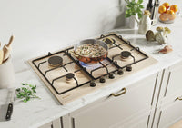 Candy Classic CHW7AV4WGT Avena Da incasso 74 cm Gas 5 Fornello(i)