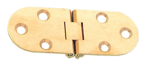 cerniera biscotto con fermo ottone satinato cod:ferx.20802