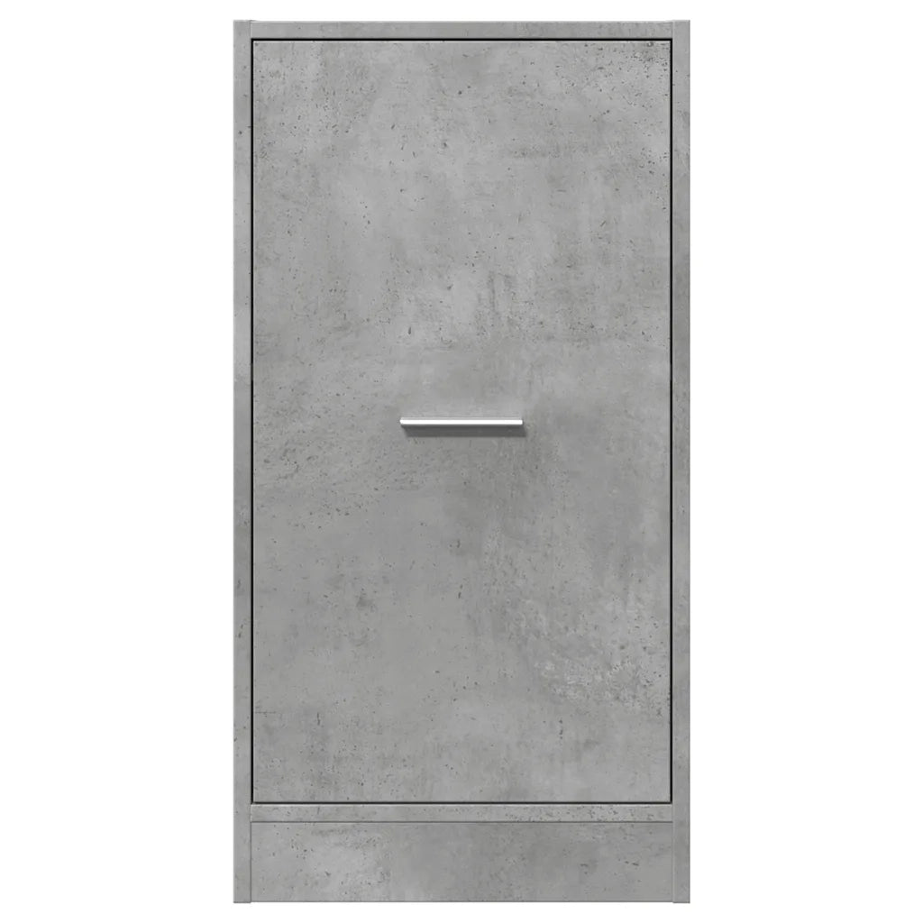vidaXL Armadietto da Farmacia Grigio Cemento 40x41x77,5 cm Truciolato