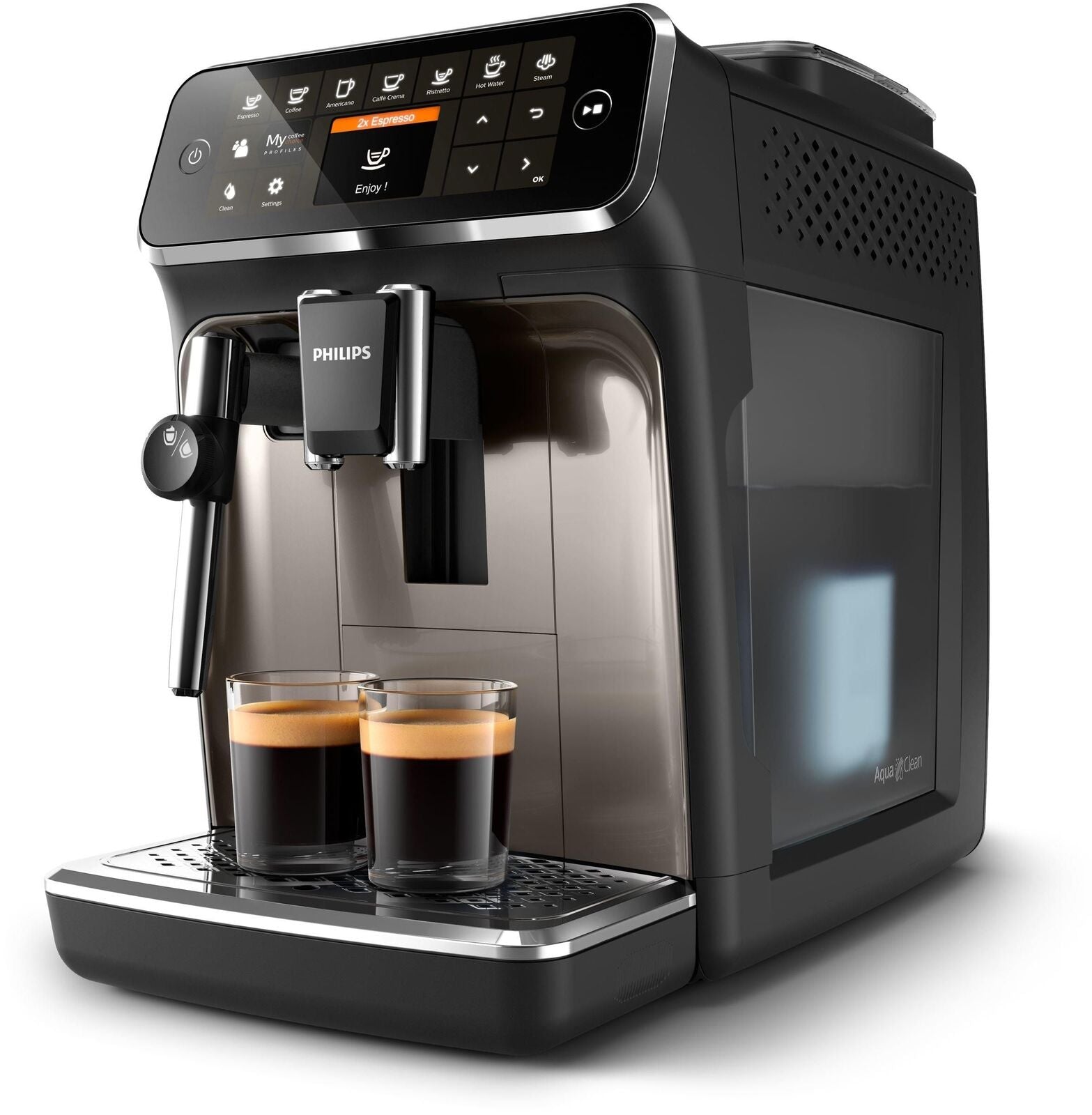 Philips 4300 series EP4327/90 Macchina da caffè automatica, 6 bevande, montalatte, 1.8 L, macine in ceramica