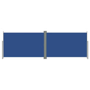 Tenda da sole laterale retrattile/schermo privacy per patio giardino terrazza balcone schermo blu 200 x 600 cm 02_0007148