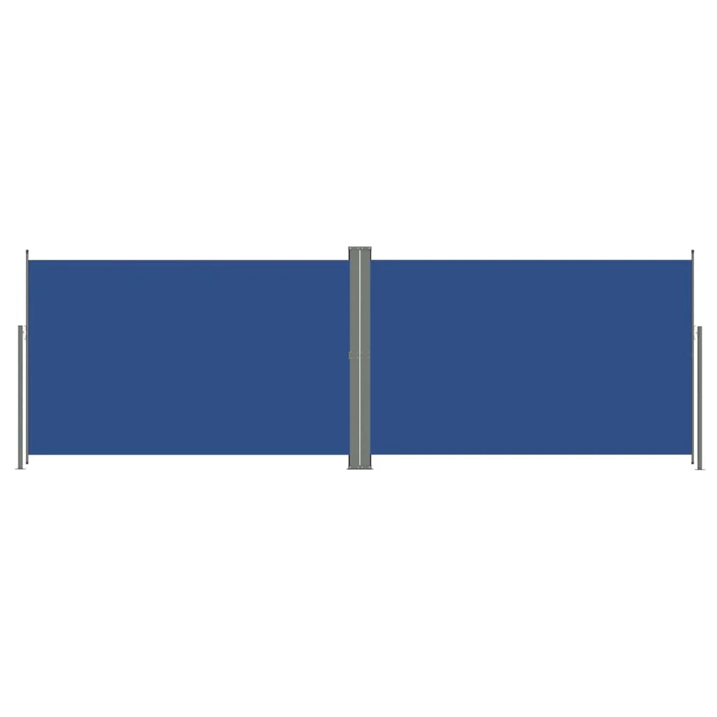 Tenda da sole laterale retrattile/schermo privacy per patio giardino terrazza balcone schermo blu 200 x 600 cm 02_0007148