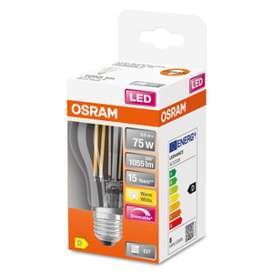 Osram SUPERSTAR lampada LED Bianco caldo 2700 K 9 W E27 D