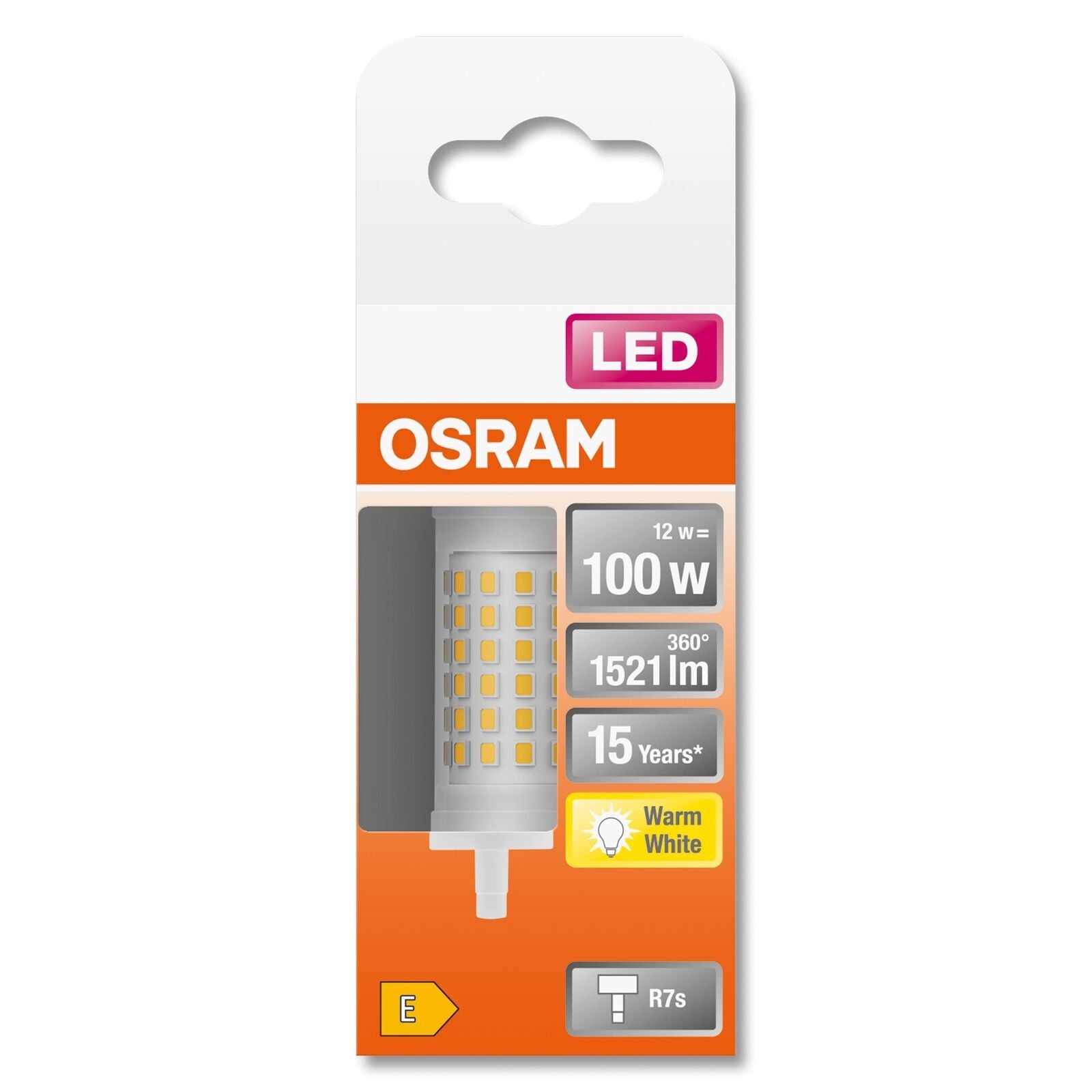 Osram LINE lampada LED Bianco caldo 2700 K 12 W R7s E