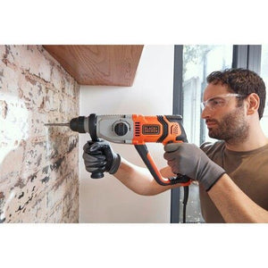 Black & Decker BEHS02K-QS trapano 1200 Giri/min SDS-plus Grigio, Arancione