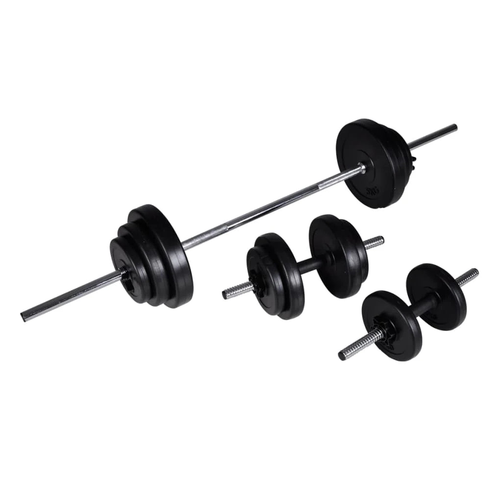 Set di manubri da 2 pezzi 30,5 kg fitness e allenamento con i pesi 02_0000751