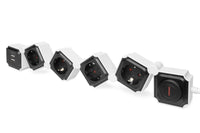 Digitus Presa multipla flessibile da 4 con 2 attacchi USB e interruttori