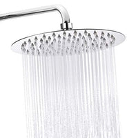 Soffione doccia tondo anticalcare da cm 25, doccia a pioggia