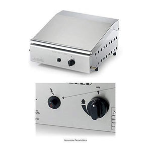 Ompagrill 4043 COVER-M Piastra di Cottura in Ghisa a Gas Gpl e Metano