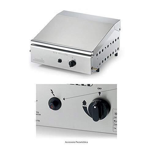 Ompagrill 4043 COVER-M Piastra di Cottura in Ghisa a Gas Gpl e Metano