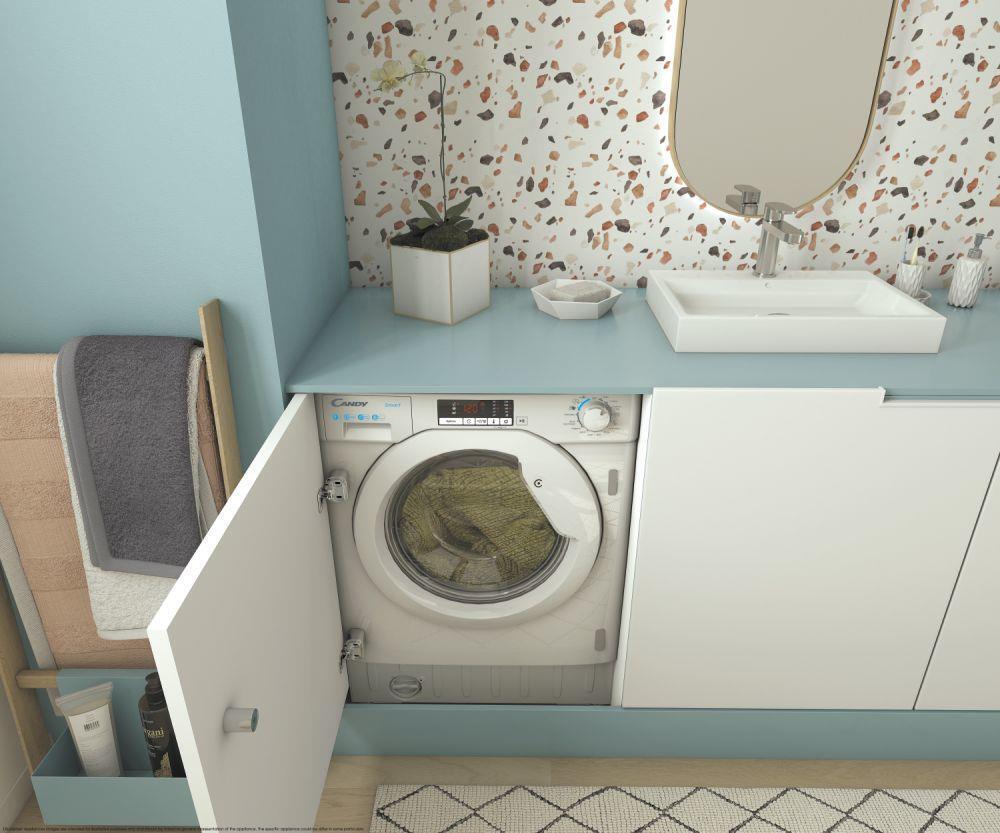 Candy Smart CBW 27D1E-S lavatrice Caricamento frontale 7 kg 1200 Giri/min Bianco