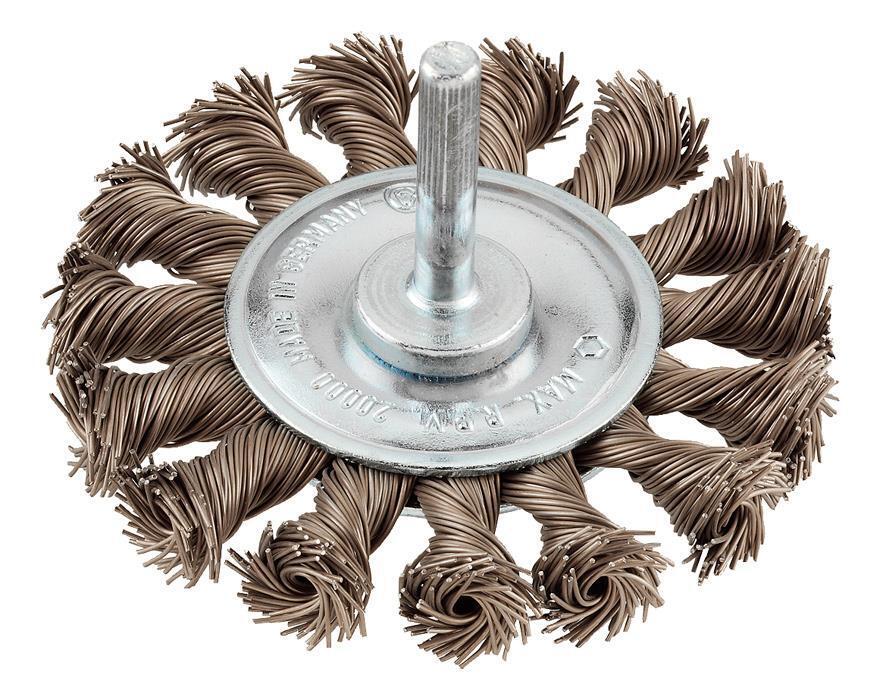 kwb 603030 Ruota a raggi di filo di acciaio Spazzola a disco 7 cm