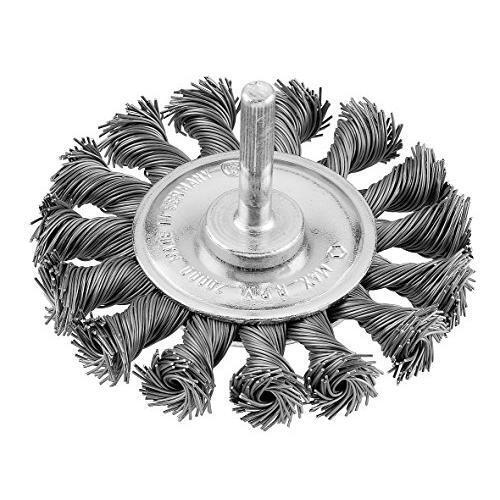 kwb 603030 Ruota a raggi di filo di acciaio Spazzola a disco 7 cm