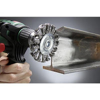 kwb 603030 Ruota a raggi di filo di acciaio Spazzola a disco 7 cm