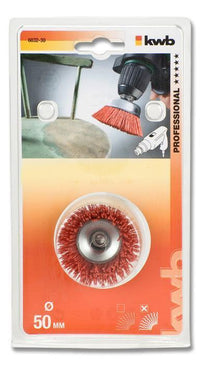kwb 603230 Ruota a raggi di filo di acciaio Spazzola a forma di tazza 5 cm