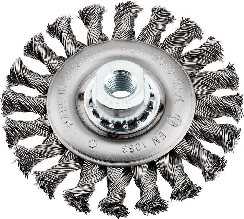 kwb 719730 Ruota a raggi di filo di acciaio Spazzola a disco 11,5 cm