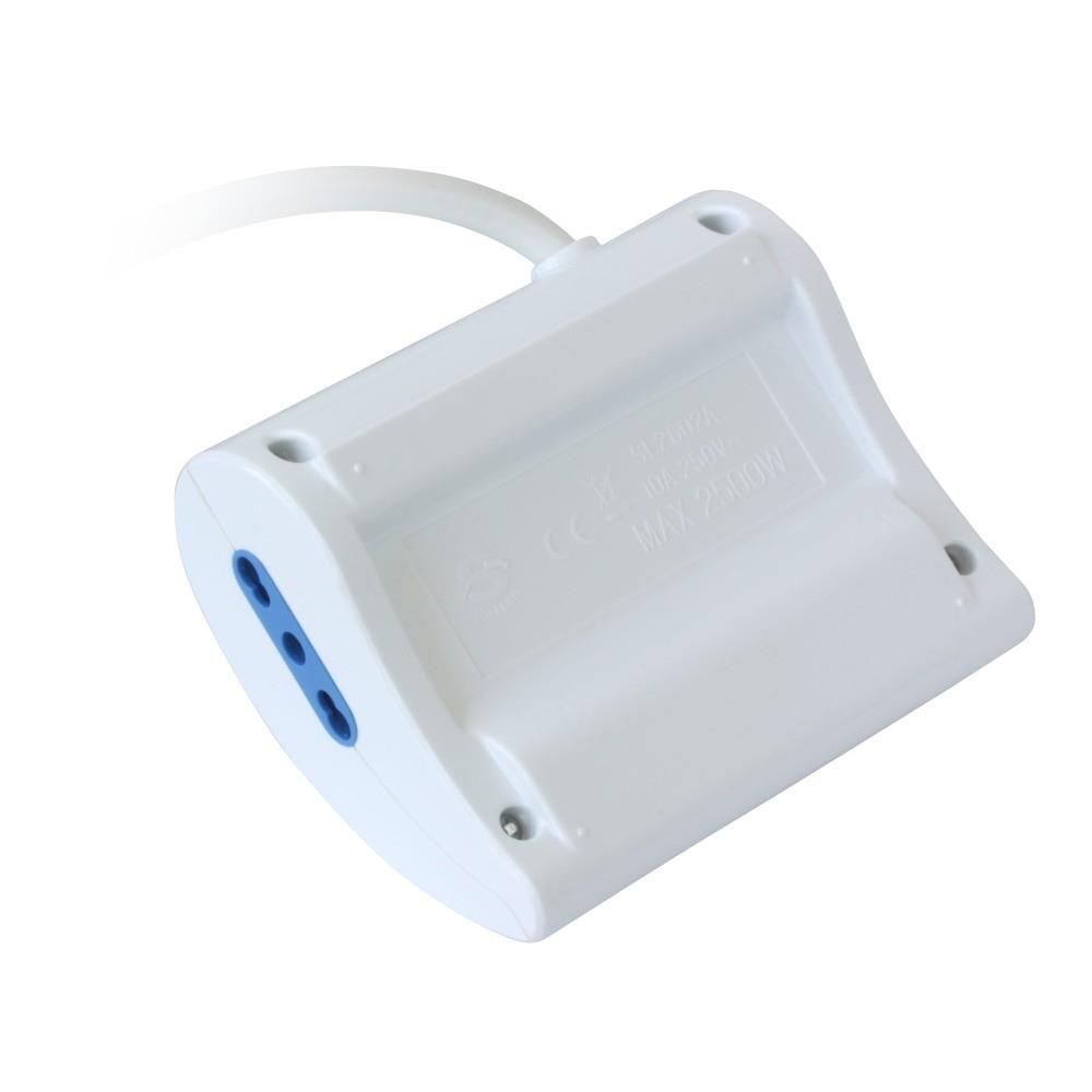 Techly Multipresa da Tavolo 3 Posti con Porte USB