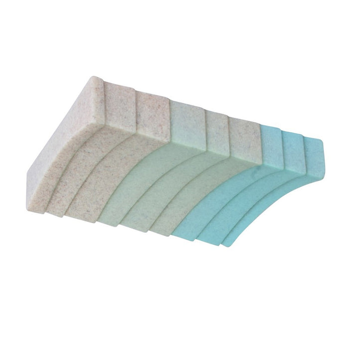 Porta sapone acquamarina - serie layer