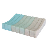 Porta sapone acquamarina - serie layer