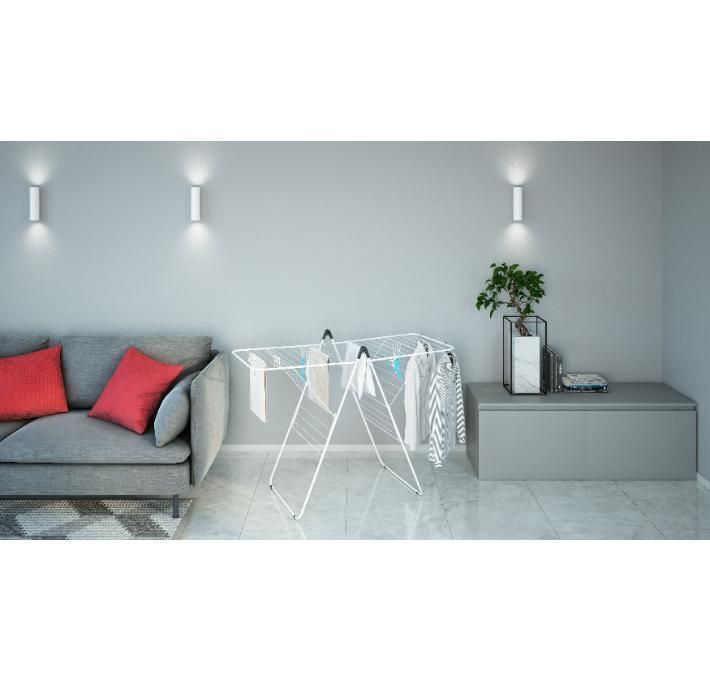 Colombo Stendibiancheria Albatros 25 In Acciaio Verniciato Con 25 m Di Stenditura