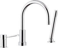 Rubinetto bordo vasca serie minimal