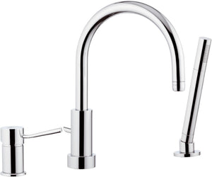 Rubinetto bordo vasca serie minimal