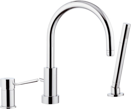 Rubinetto bordo vasca serie minimal