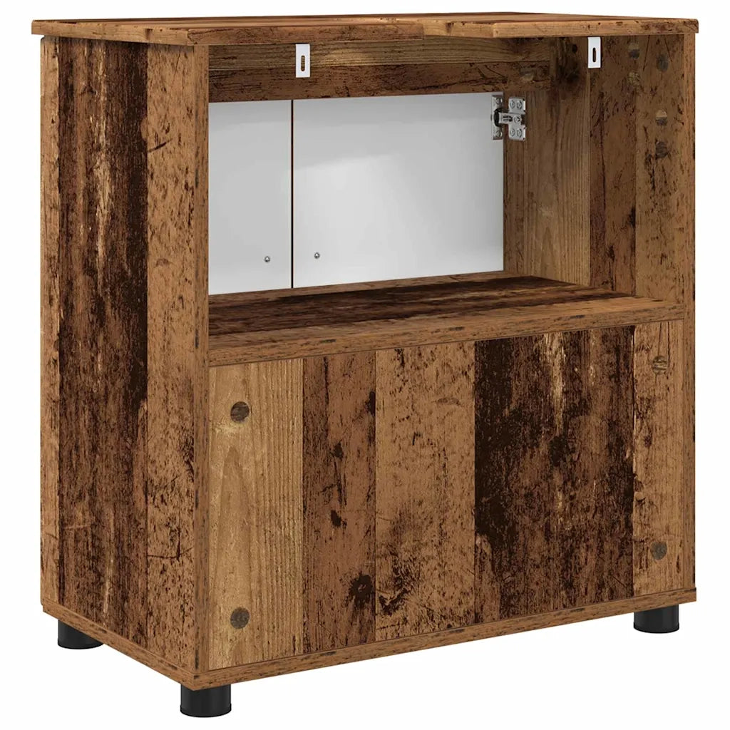 Mobile da Bagno con archiviazione Legno vecchio 61 x 35 x 64 cm