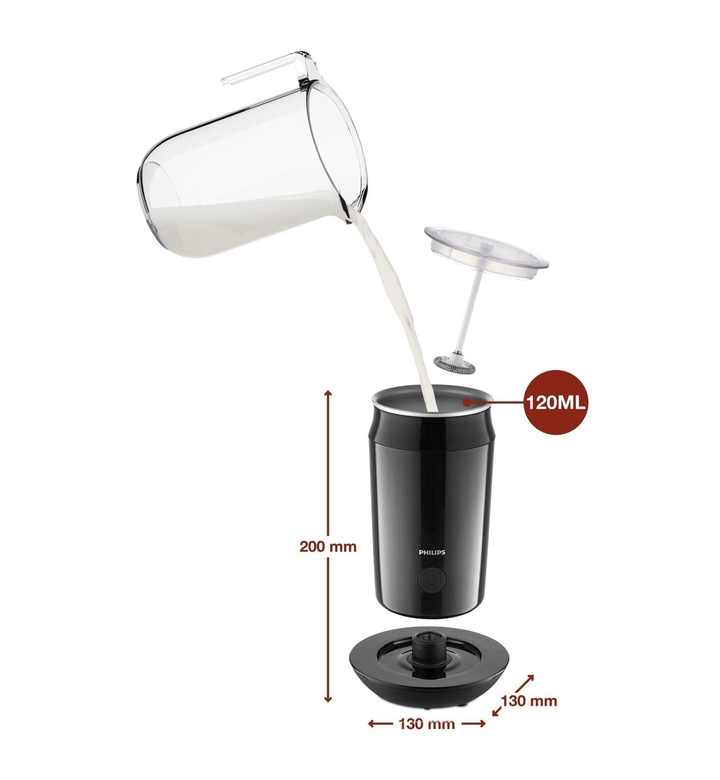 Philips Milk Twister CA6500/63 Montalatte elettrico