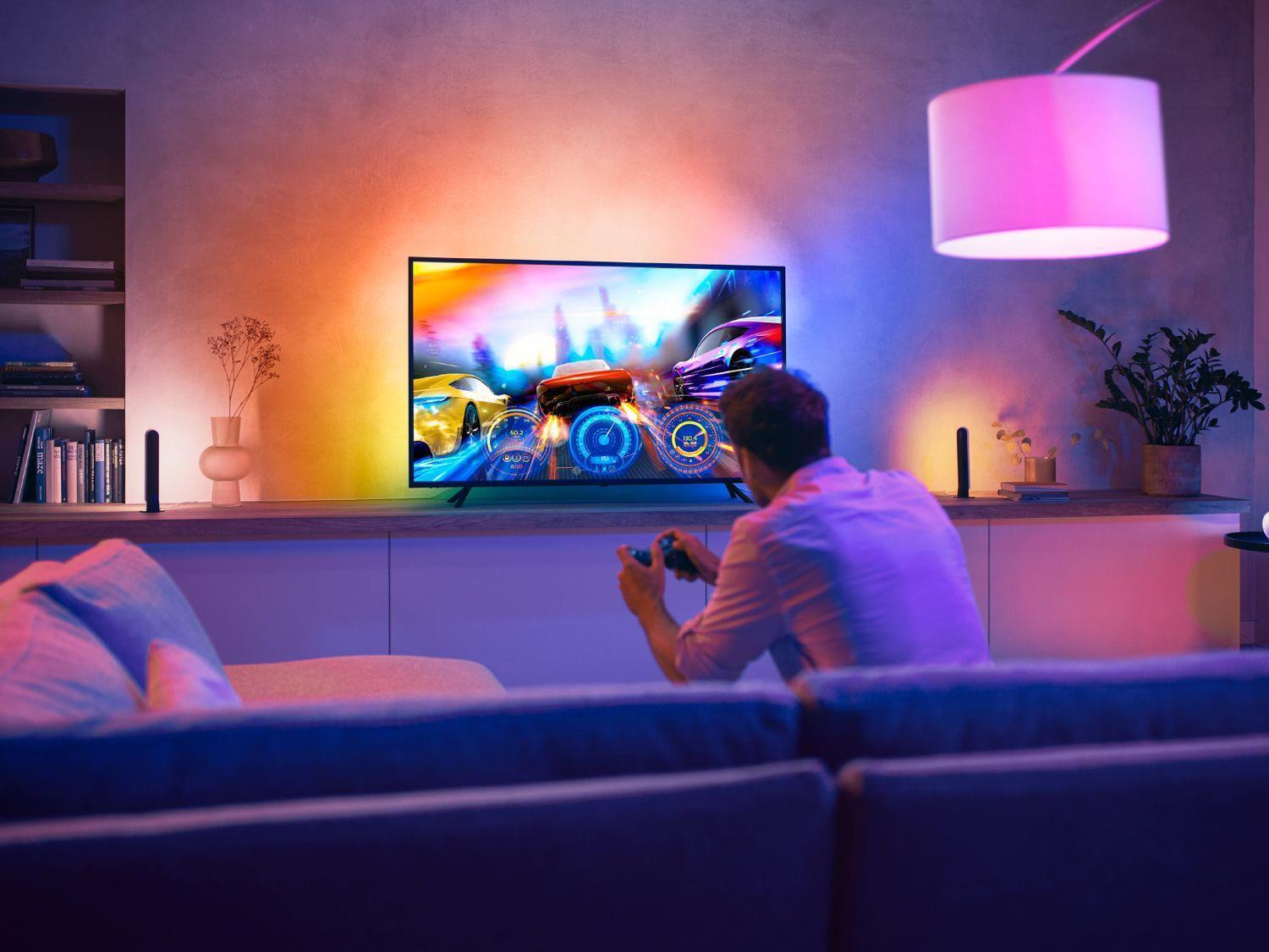 Philips Hue White and Color ambiance Gradient Lightstrip Gradient TV 55