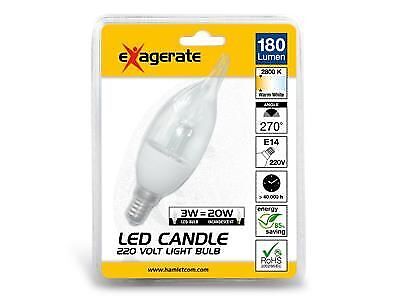Hamlet Lampadina led 3w attacco E14 a luce calda flusso luminoso 180 lm