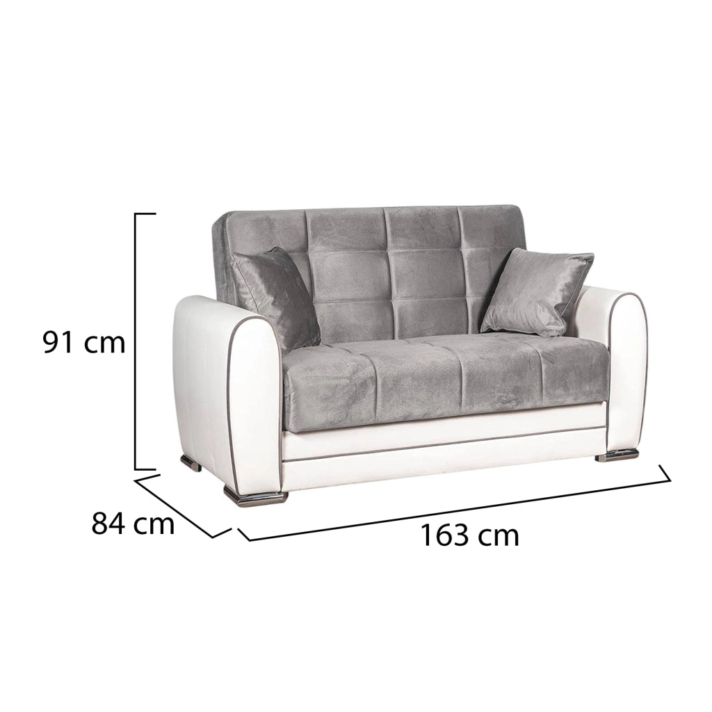 Aloe, Divano Letto con Penisola Contenitore, 84x163 cm Nero