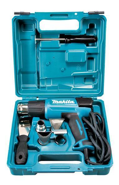 Makita HG6031VK pistola a caldo 500 l/min 600 °C 1800 W Nero, Blu