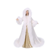 Donna resina bianco cm 18,5x15h24