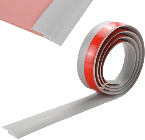 Profilo di transizione autoadesivo, strisce di copertura autoadesive PVC, rail di transizione in vinile, profilo di fine di transizione, striscia di transizione per piastrelle di pavimento