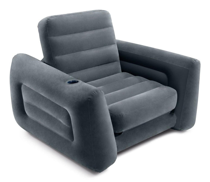 Intex Poltrona Letto Divano Gonfiabile Velluto Componibile 117x224x66 Cm